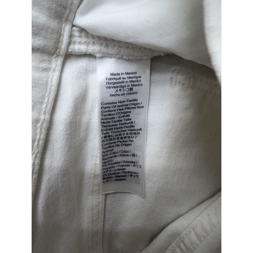 Madewell 9 Skinny Jeans Womens‎ 27x27 White Mid Rise Slim Stretch Denim H5769 - Picture 12 of 15